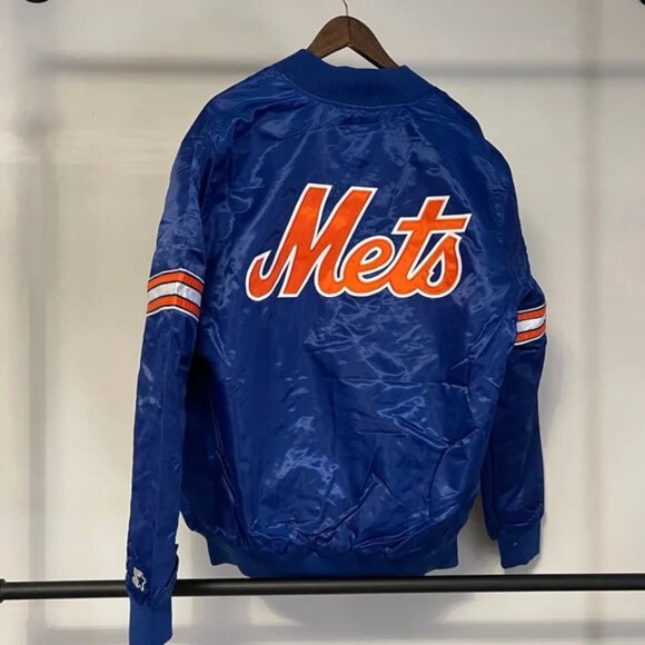 Men's Starter Mets Jacket XL - Picture 2 of 3